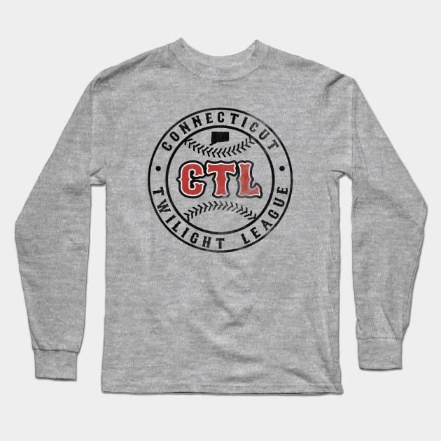 black CTL watermark Long Sleeve T-Shirt by CTLBaseball